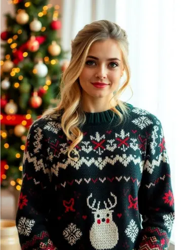 stylish young girl christmas pictures photos