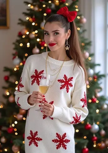 stylish young girl christmas pictures photos