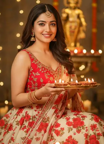 Diwali Ladki Ki Photo
