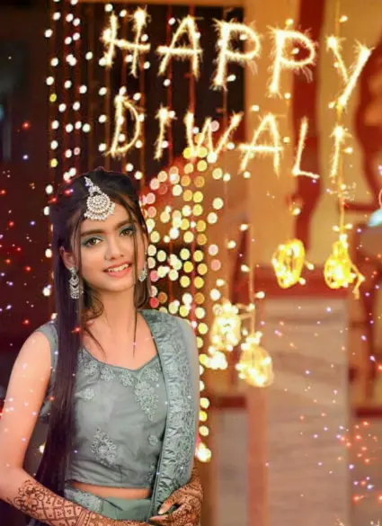 Diwali Ladki Ki Photo