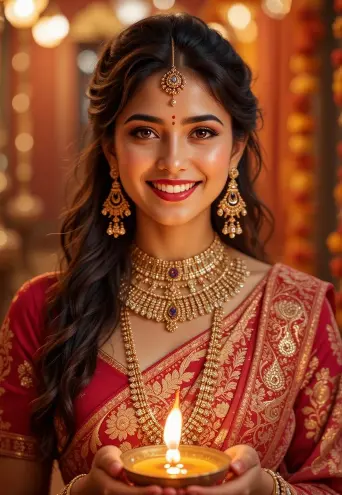 Diwali Ladki Ki Photo HD download