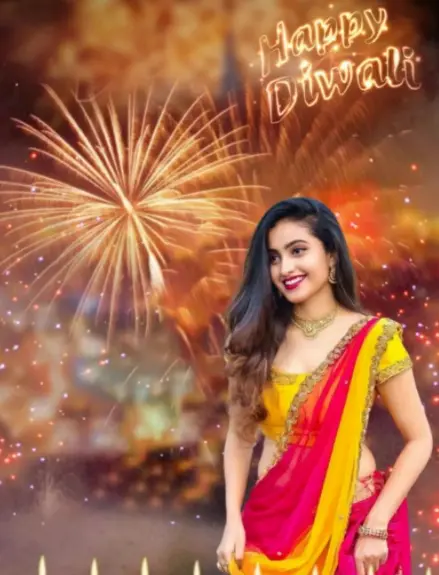 Diwali Pic Girl