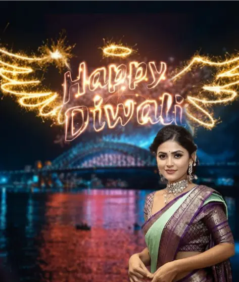 Diwali Pic Girl