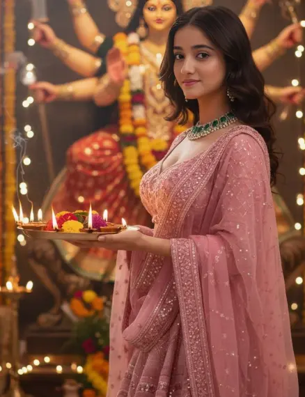Diwali Pic Girl