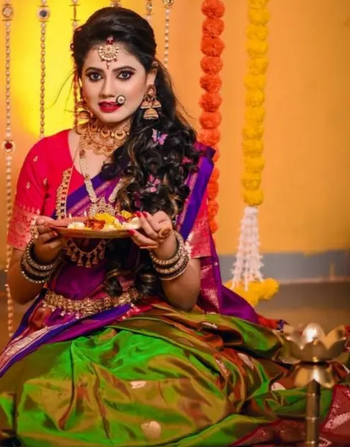 Cute Karwa Chauth Ladki Ki Photo