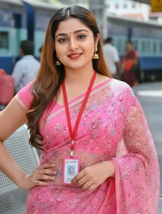 Ladki Ki Photo Saree Mein