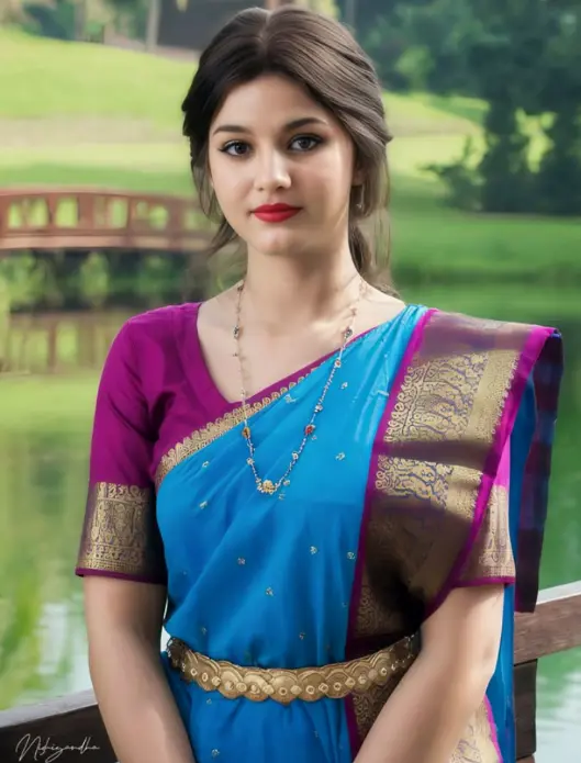 saree mein khubsurat ladkiyan