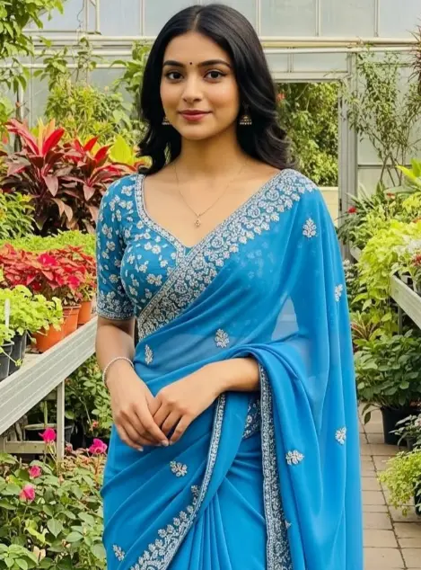 Stylish Ladki ki photos With Saree