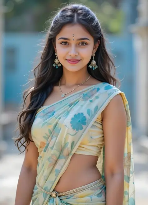 Beautiful Ladki ki Photos Saree Mein