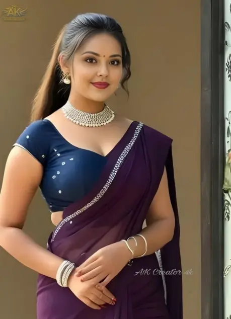 Traditional Ladki ki photos saree mein