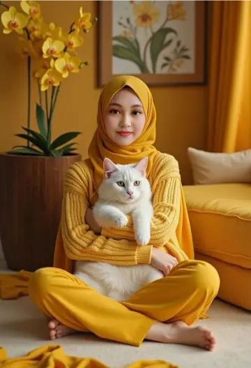 Ladki Ki Photo With Cat