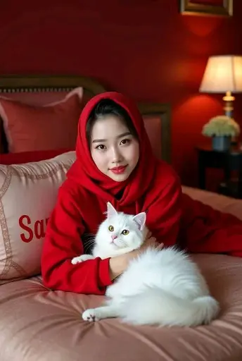 Ladki Ki Photo With Cat whatsapp dp