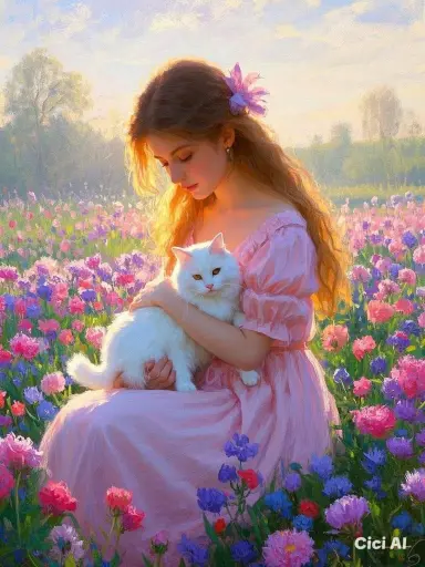 Ladki Ki Photo With Cat whatsapp dp