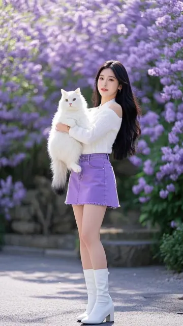 Ladki Ki Photo With Cat whatsapp dp