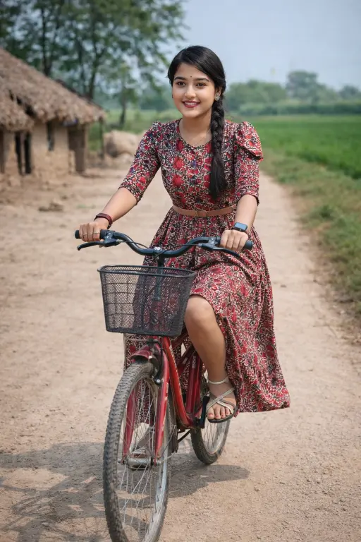 17 year Simple Village girl Photo same Face