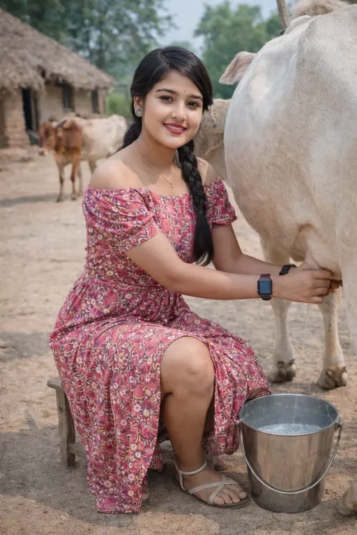 Simple Village girl Photo 
