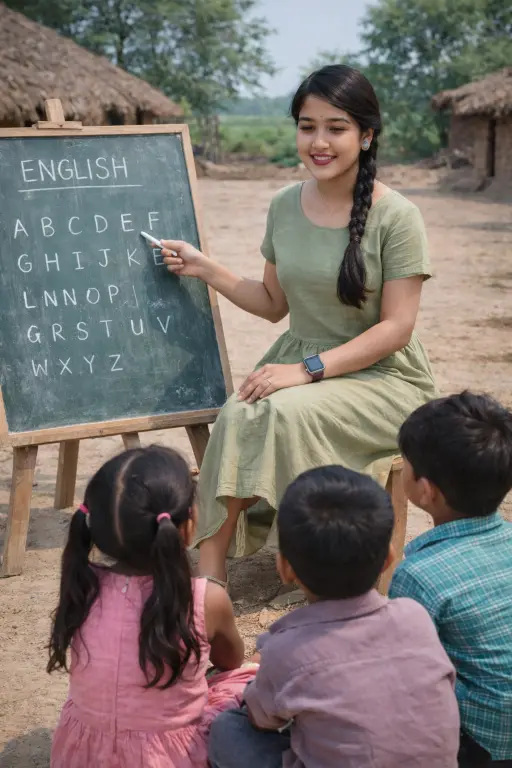 Simple Village girl Photo