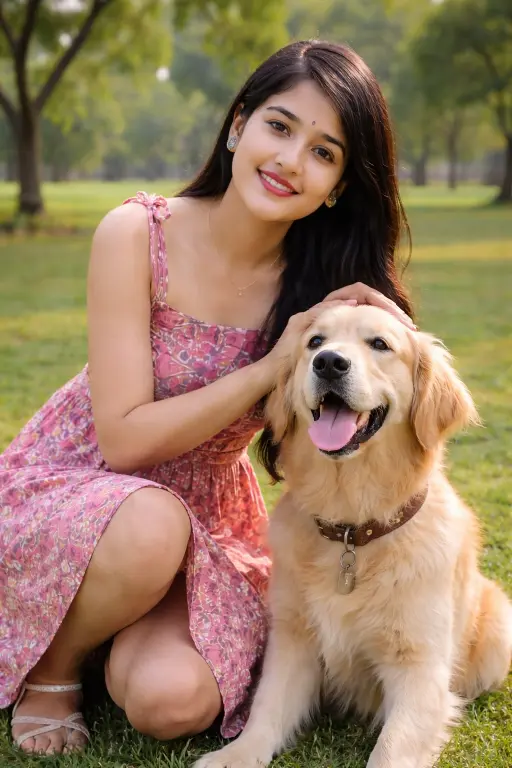 Simple Village girl wallpaper