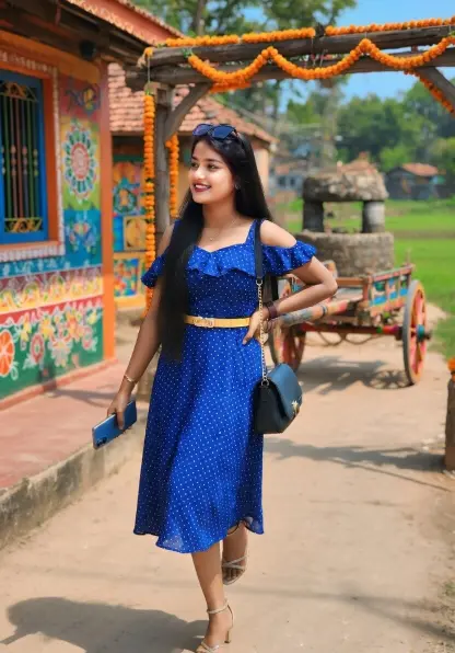 Stylish Village girl pic