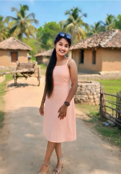 Stylish Village girl photo