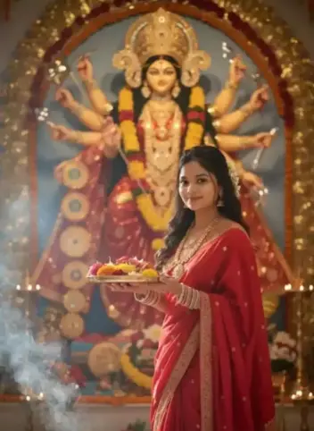 Navratri Ladki DP in HD
