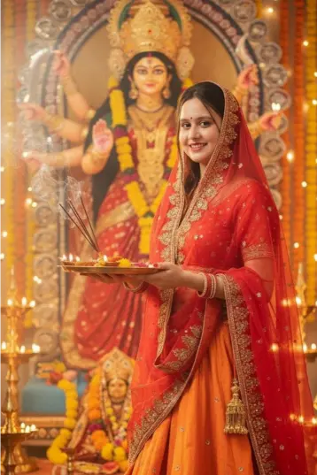 Navratri Ladki Pic in HD