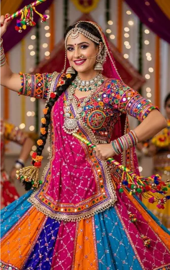 Stylish Garba Dress Photo & Traditional Look 2026
