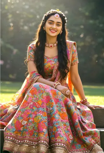 Stylish Navratri Girl Photo HD