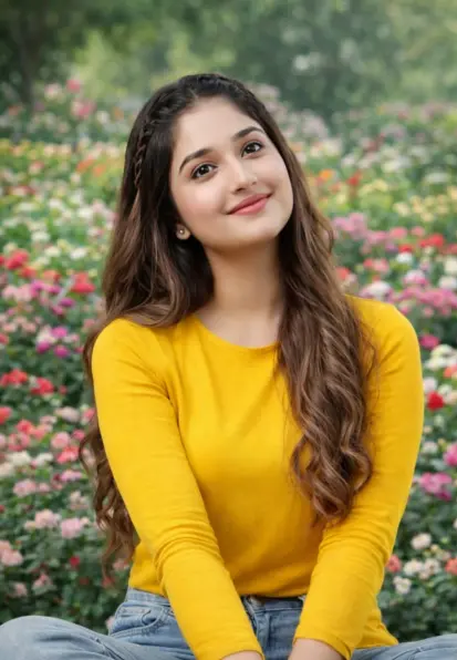 cute girl image in college