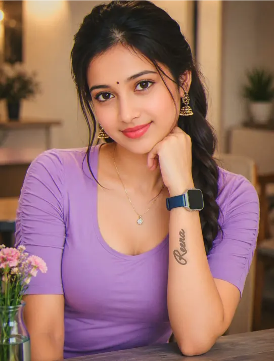 stylish ladki photo in college campus
