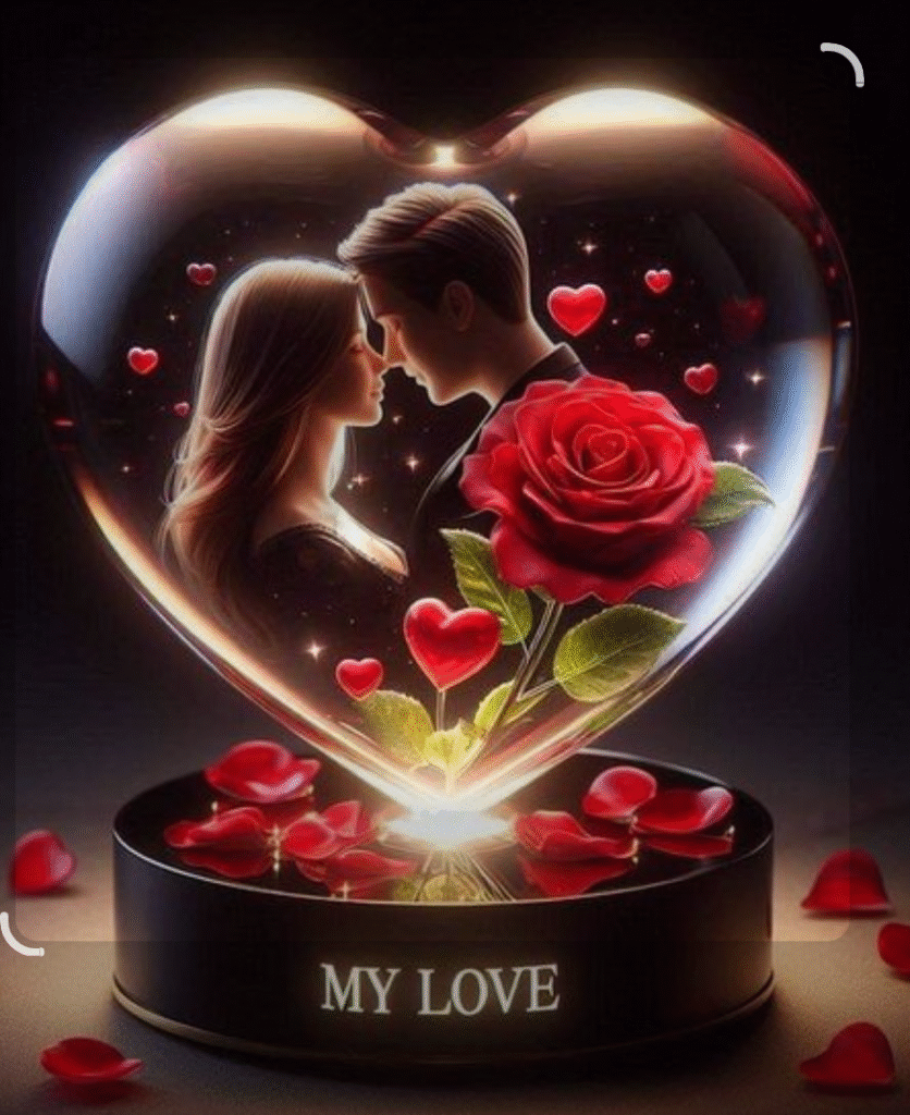 Cute love Dp pic inside a idle