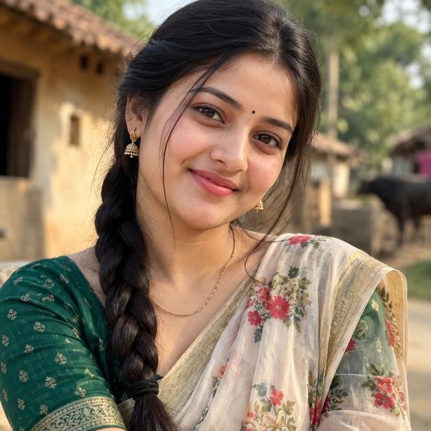 Beautiful gaon ki ladki WhatsApp profile picture