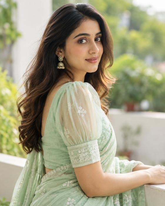 Beautiful simple ladki in casual traditional dress