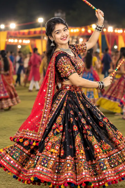garba dress me ladki ki photo hd free download