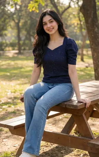 Gen Z girl cute image for instagram dp