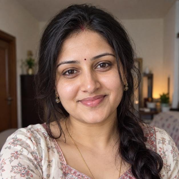 Gharelu ladki close-up portrait for WhatsApp DP