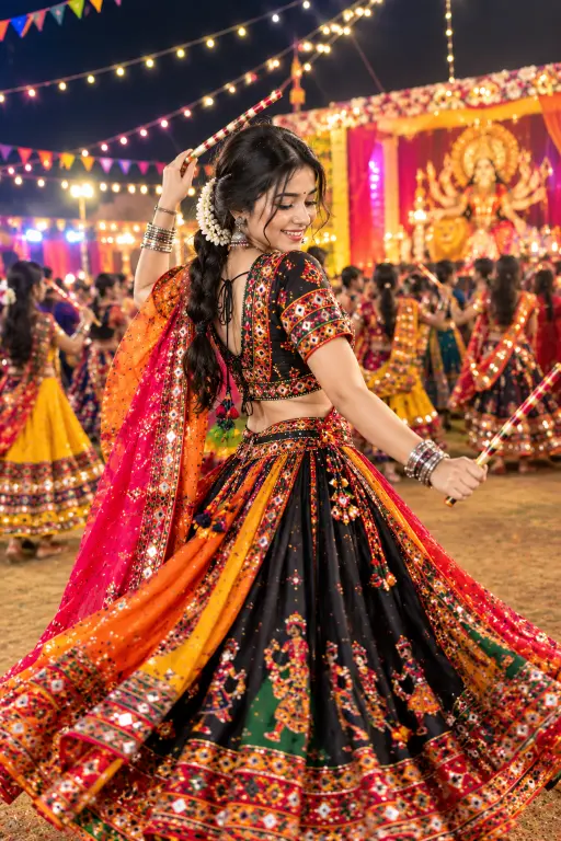 navratri garba night ladki ki photo free download