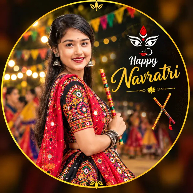 navratri special dp for whatsapp ladki ki photo