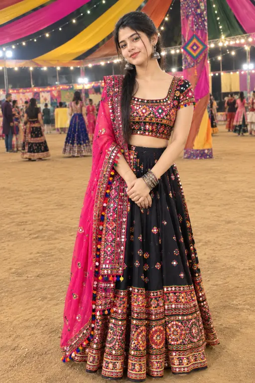 navratri special girl full photo download